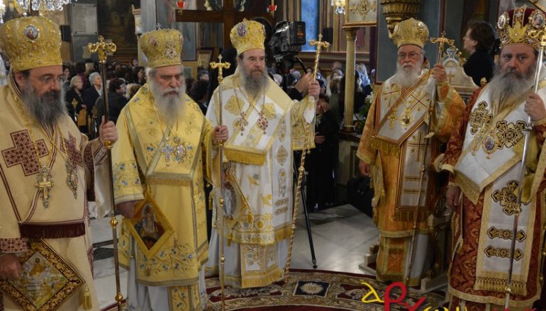 Μητροπολίτης Πατρών: “Σήμερα η Τριπολιτσά αγάλλεται για τα Παλικάρια της” (ΦΩΤΟ)