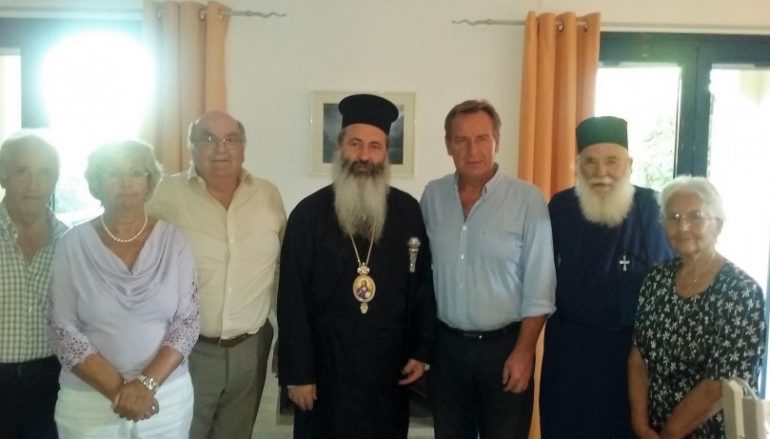 Σύσκεψη του Μητροπολίτη Κεφαλληνίας στην Οικία του Prof Heinz Warnecke