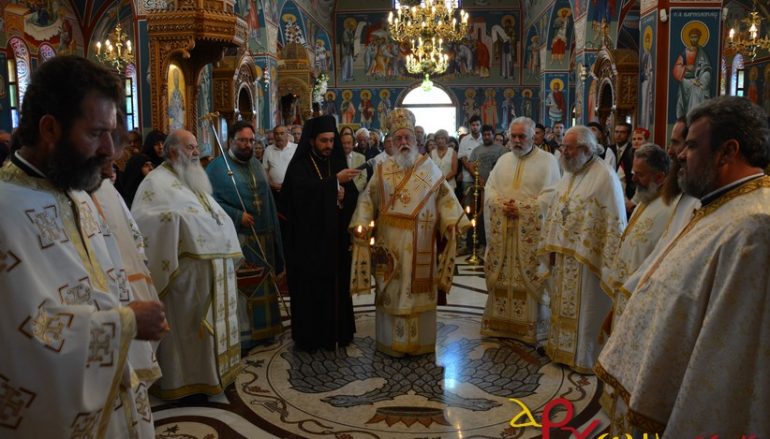 Με Μεγαλοπρέπεια η πανήγυρη της Ιεράς Μονής Μαλεβής (ΦΩΤΟ)