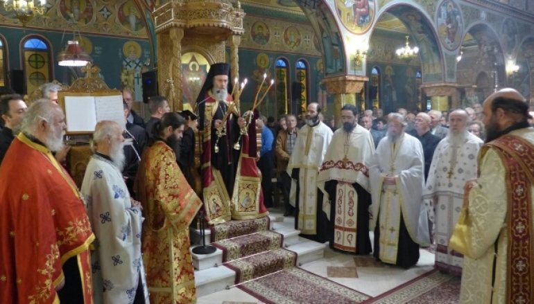 Εσπερινός Αγίου Δημητρίου Πολιούχου Ναυπάκτου (ΦΩΤΟ)