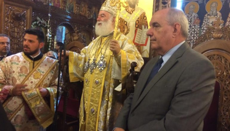 Ο ΥΦ. Εξωτερικών κ. Κουίκ στον Πατριάρχη Αλεξανδρείας (ΦΩΤΟ)