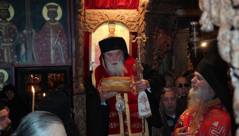 Εσπερινός στην Ι. Μονή Αγ. Στεφάνου Μετεώρων (ΦΩΤΟ-ΒΙΝΤΕΟ)