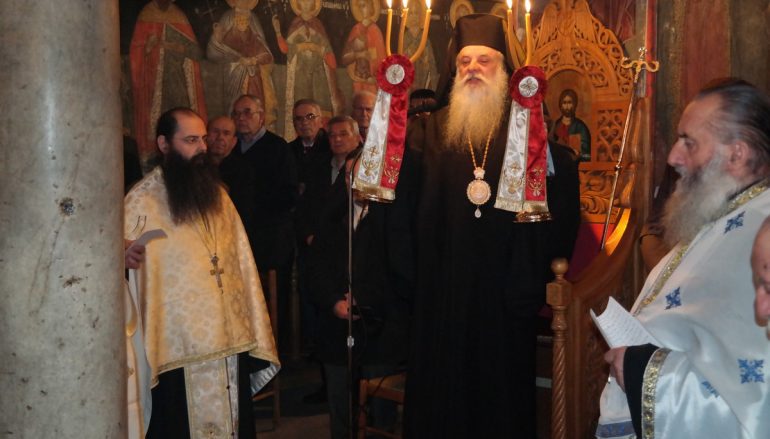 Α’ Κατανυκτικός Εσπερινός από τον Μητροπολίτη Αυλώνος στην Καλαμπάκα (ΦΩΤΟ)