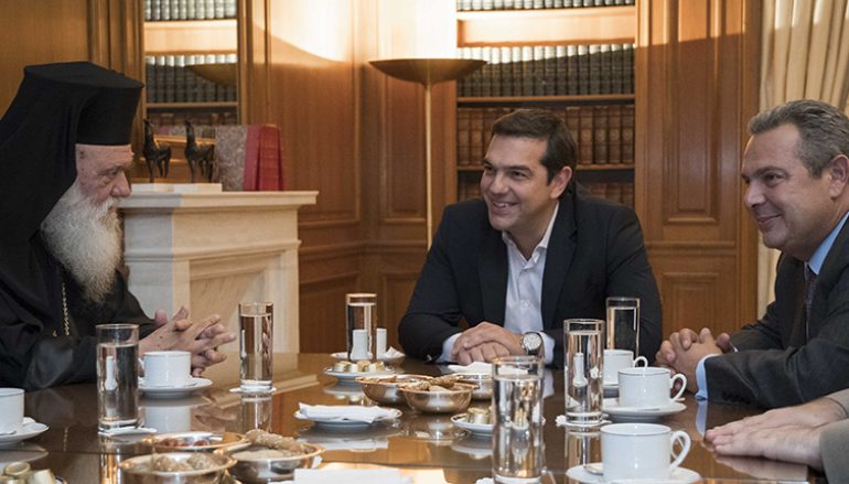 Π. Καμμένος: “Οι πολίτες πρέπει να πιστέψουν κάθετα την Εκκλησία για τα Θρησκευτικά”