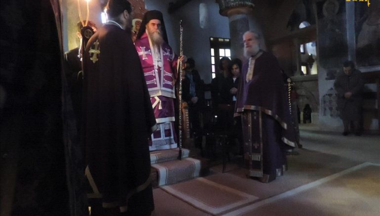 Προηγιασμένων Θεία Λειτουργία των Τιμίων Δώρων στην Ι. Μ. Άρτης (ΦΩΤΟ)
