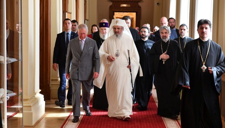 Στον Πατριάρχη Ρουμανίας ο Πρίγκιπας Κάρολος (ΦΩΤΟ)