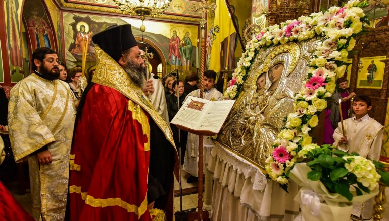 Λαγκαδά: “Η Παναγία έχει την αγκαλιά Της ανοικτή και μας περιμένει όλους” (ΦΩΤΟ)