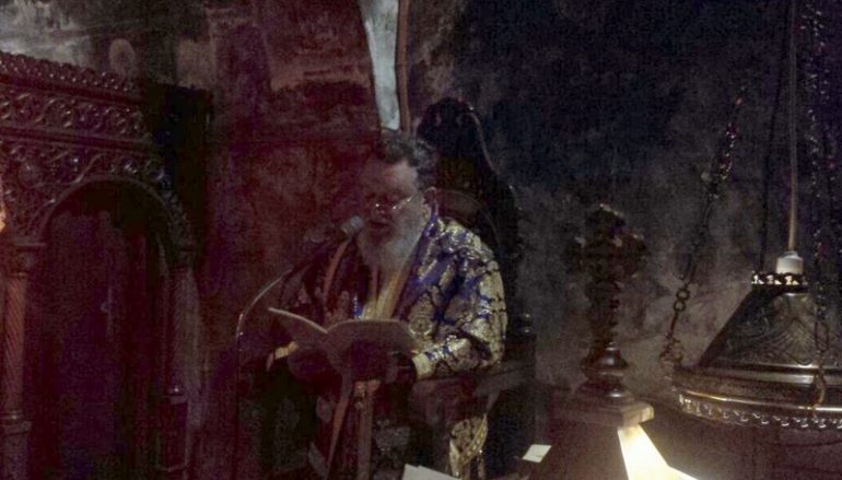 Προηγιασμένη Θ. Λειτουργία από τον Μητροπολίτη Χαλκίδος στην Ι. Μ. Άνω Βάθειας (ΦΩΤΟ)