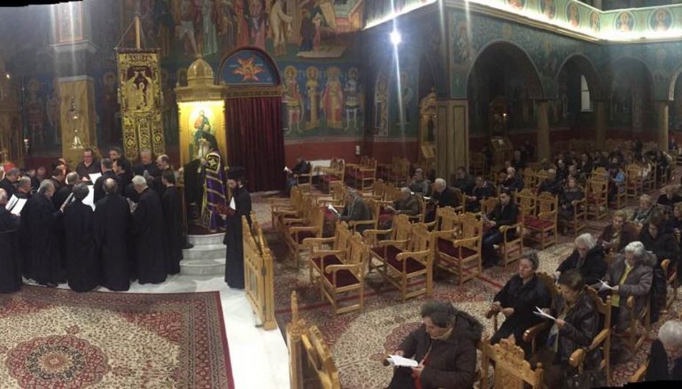 Τελέστηκε η Ακολουθία της Παννυχίδος στον Βόλο (ΦΩΤΟ)