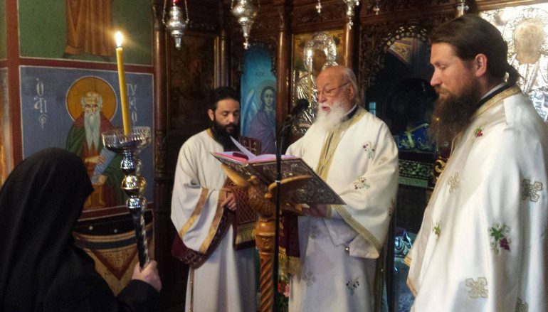 Ο Μητροπολίτης Μαντινείας στην Ι. Μονή Κοιμήσεως Θεοτόκου Μαλεβής (ΦΩΤΟ)