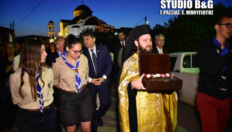 Ο Εσπερινός του Αγίου Γεωργίου στην Ήρα Άργους (ΦΩΤΟ-ΒΙΝΤΕΟ)
