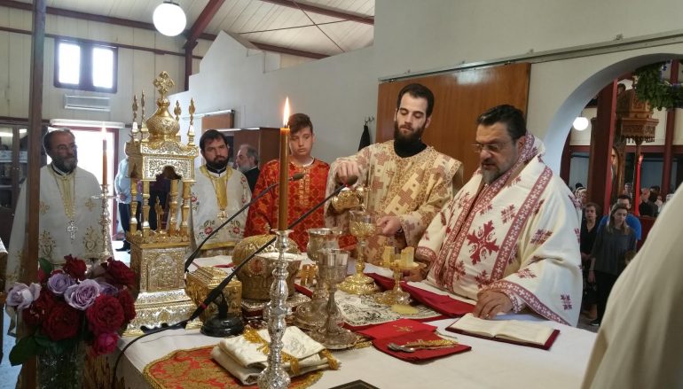 Ο Μητροπολίτης Μεσσηνίας στον Ιερό Ναό Αγ. Αικατερίνης Καλαμάτας (ΦΩΤΟ)