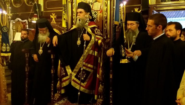Πολυαρχιερατικός Εσπερινός στην Ι. Μονή Φανερωμένης Λευκάδος (ΦΩΤΟ)