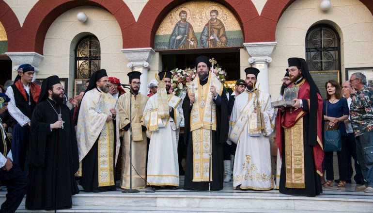 Μεθέορτος Εσπερινός των Αγίων Αναργύρων στη Νέα Ιωνία (ΦΩΤΟ)