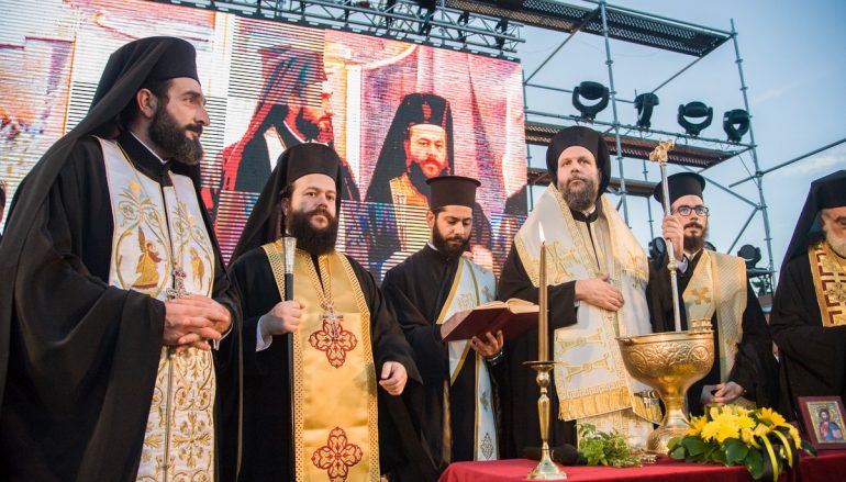 Αγιασμός για την ανέγερση του νέου Γηπέδου της ΑΕΚ από τον Μητροπολίτη Ν. Ιωνίας