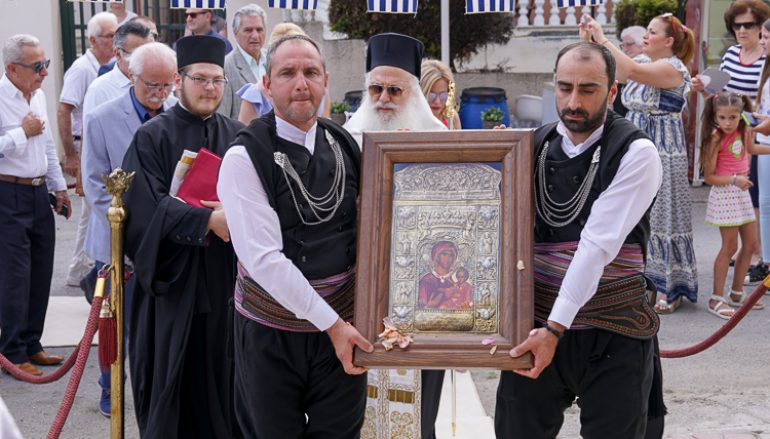Η Χαρίεσσα υποδέχτηκε αντίγραφο της Ι. Εικόνος της Παναγίας Σουμελά (ΦΩΤΟ)