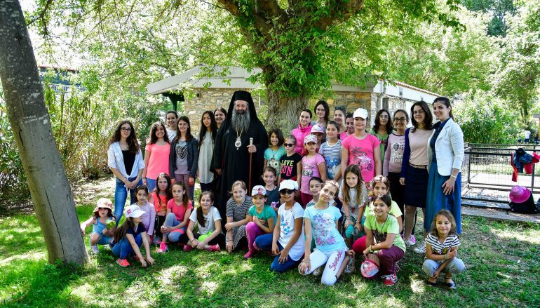 Συνεχίζεται η φιλοξενία παιδιών στην Ι. Μονή Αγίου Γεωργίου Ρητίνης (ΦΩΤΟ)