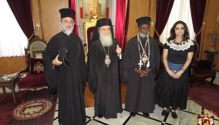 Στον Πατριάρχη Ιεροσολύμων ο Μητροπολίτης Μουάνζας Ιερώνυμος (ΦΩΤΟ)