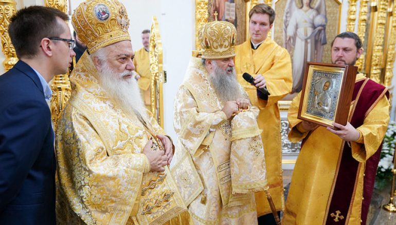 Εγκαίνια Ναού του Αγίου Ανδρέα στην Αγία Πετρούπολη (ΦΩΤΟ)