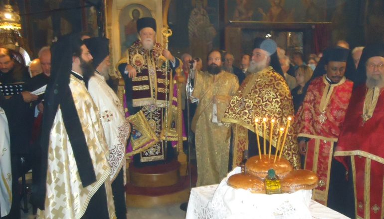 Αρχιερατικός Εσπερινός στον Ι. Ναό Αγίου Δημητρίου Όπλων (ΦΩΤΟ)
