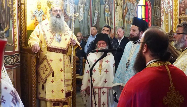 Ο Μητροπολίτης Σταγών στην πανηγυρίζουσσα Ι. Μ. Προφήτου Ιωήλ Καλαμάτας