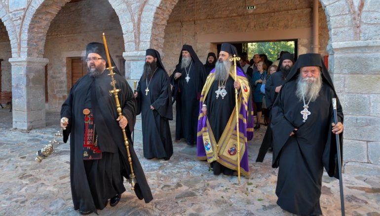 Ο Μητροπολίτης Σταγών Θεόκλητος στην Ι. Μονή της μετανοίας του (ΦΩΤΟ)