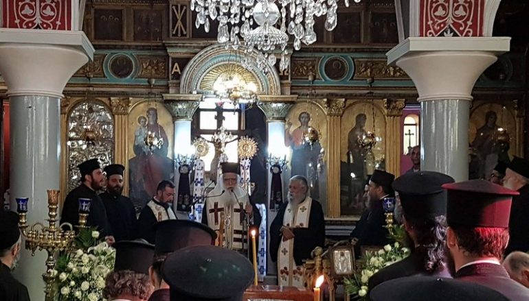 Τρισάγιο από τον Μητροπολίτη Νέας Σμύρνης στο Μακαριστό Μητροπολίτη Μάνης