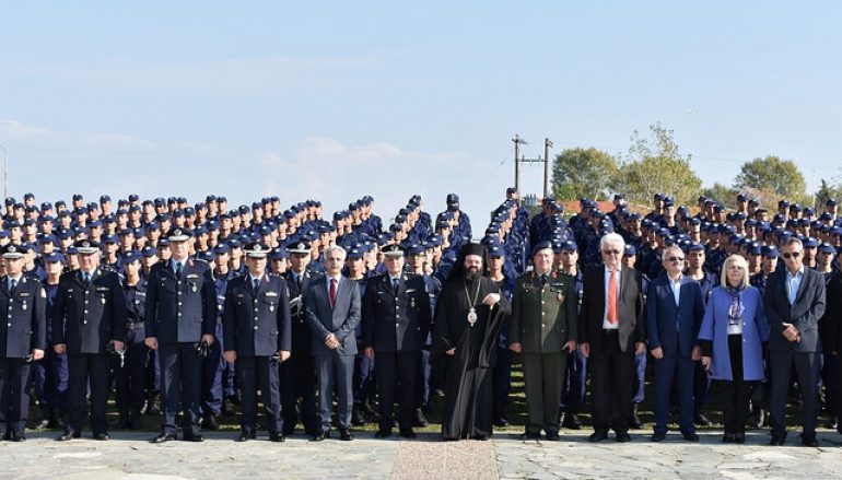 Ο Μητροπολίτης Μαρωνείας στην ορκωμοσία Δοκίμων Αστυφυλάκων (ΦΩΤΟ)