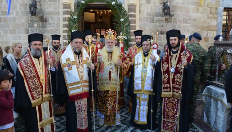 Η Ρόδος τίμησε τον Πολιούχο της Άγιο Κωνσταντίνο τον Υδραίο (ΦΩΤΟ)