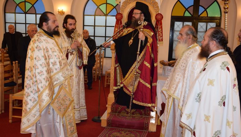 Ο Μητροπολίτης Μεγάρων στο Ίδρυμα της Παναγίας Φανερωμένης Μάνδρας
