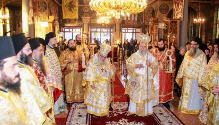 Δισαρχιερατικό Συλλείτουργο στον Ι. Ναό Αγίου Νεκταρίου Εδέσσης (ΦΩΤΟ)