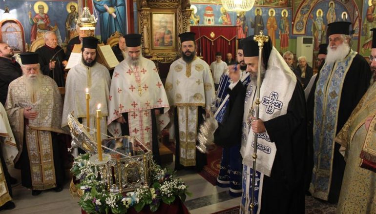 Τα Φάρσαλα υποδέχθηκαν Λείψανο του Αγίου Ανδρέα (ΦΩΤΟ)
