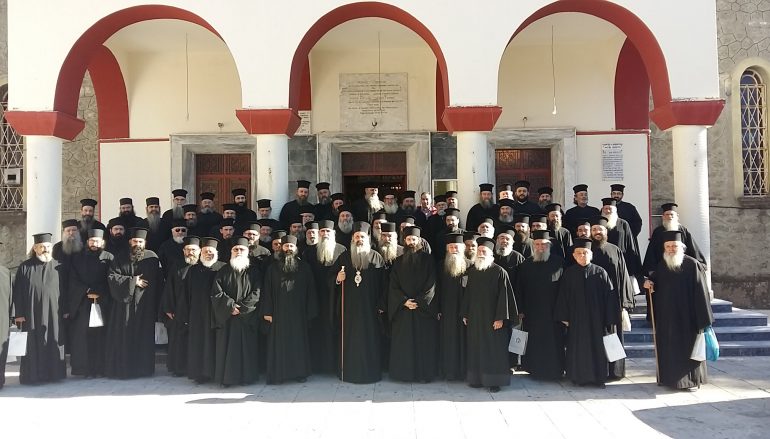Πρώτη Ιερατική Σύναξη του νέου Μητροπολίτη Σταγών Θεοκλήτου (ΦΩΤΟ)