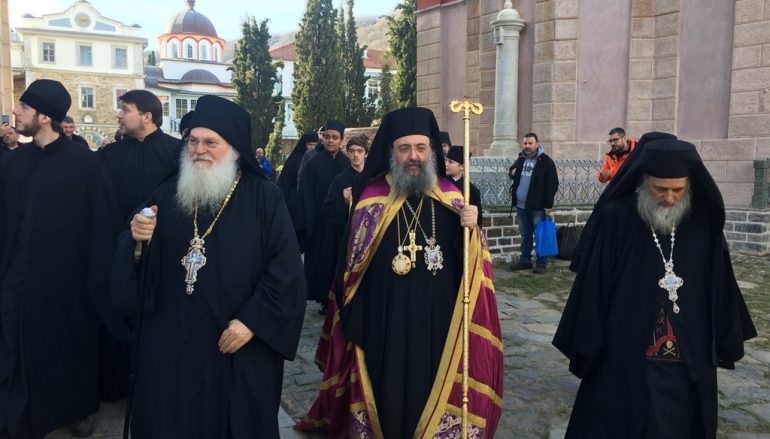 Ὁ Μητροπολίτης Πατρῶν Χρυσόστομος στὸ Ἅγιον Ὂρος (ΦΩΤΟ)