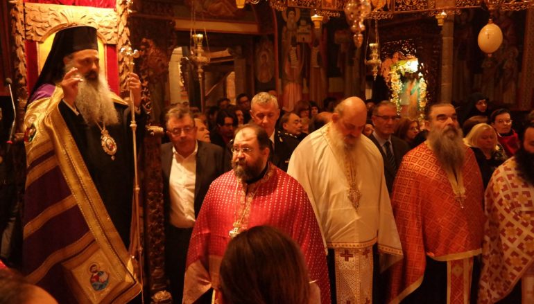 Αρχιερατικός Εσπερινός στην Ι. Μονή Αγίου Στεφάνου Μετεώρων (ΦΩΤΟ)