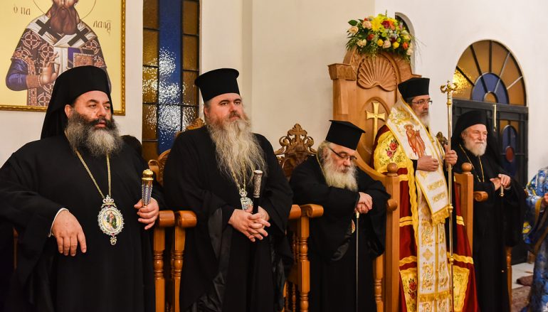 Πολυαρχιερατικός εσπερινός ονομαστηρίων Μητροπολίτη Λαγκαδά (ΦΩΤΟ)