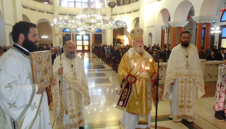Ο Μητροπολίτης Κορωνείας στην Αγία Σοφία Λευκωσίας (ΦΩΤΟ)