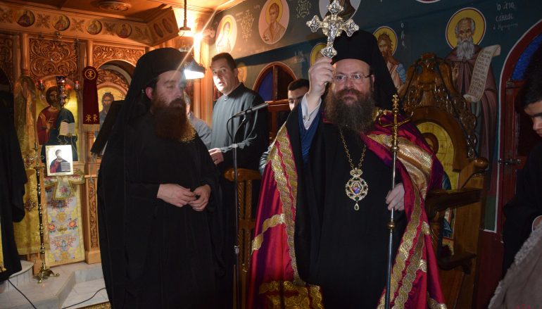 Αρχιερατικός Εσπερινός στην Ι. Μονή Αγίου Βλασίου Μεγάρων (ΦΩΤΟ)
