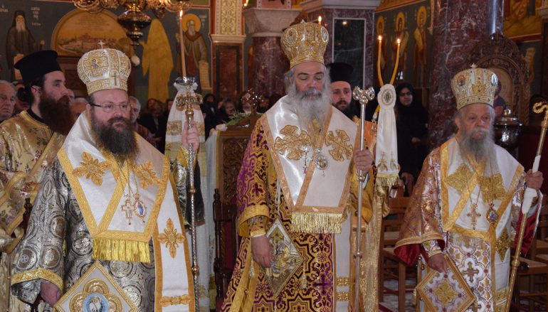 Αρχιερατικό Συλλείτουργο στην Ι. Μονή Αγ. Ιωάννου Προδρόμου Μακρυνού (ΦΩΤΟ)