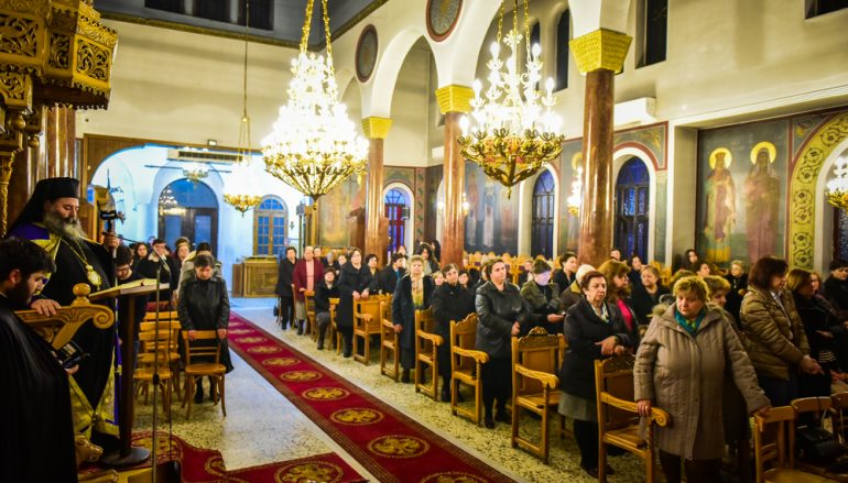 Ακολουθία του Μεγάλου Κανόνα στην Ι. Μ. Λαγκαδά (ΦΩΤΟ)