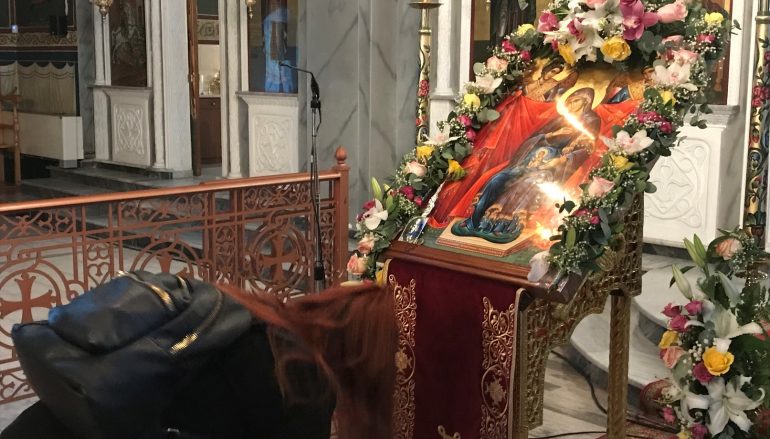 Η Μητρόπολη Κίτρους υποδέχθηκε την Παναγία Εγκυμονούσα (ΦΩΤΟ)