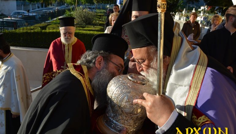 Αρχιερατικός Εσπερινός του Νεομ. Δημητρίου στο Μερκοβούνι Τρίπολης (ΦΩΤΟ)