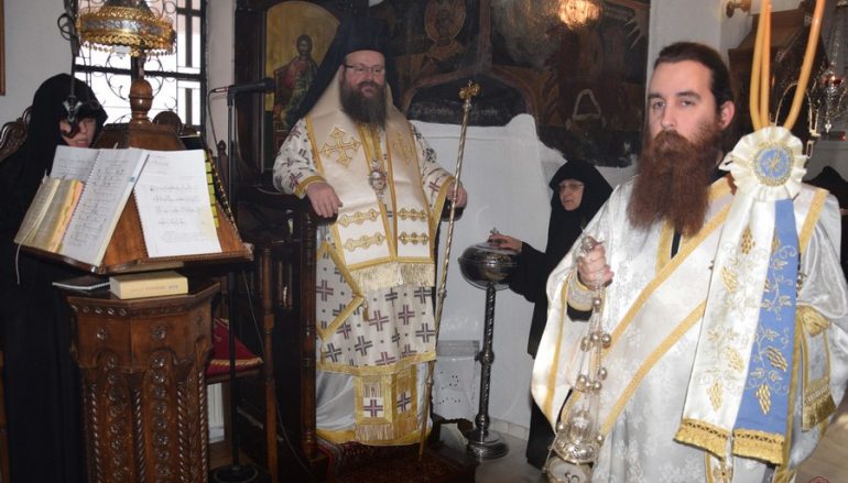 Η Θ. Λειτουργία της Μ. Πέμπτης στην Ι. Μονή Αγίου Ιεροθέου Μεγάρων