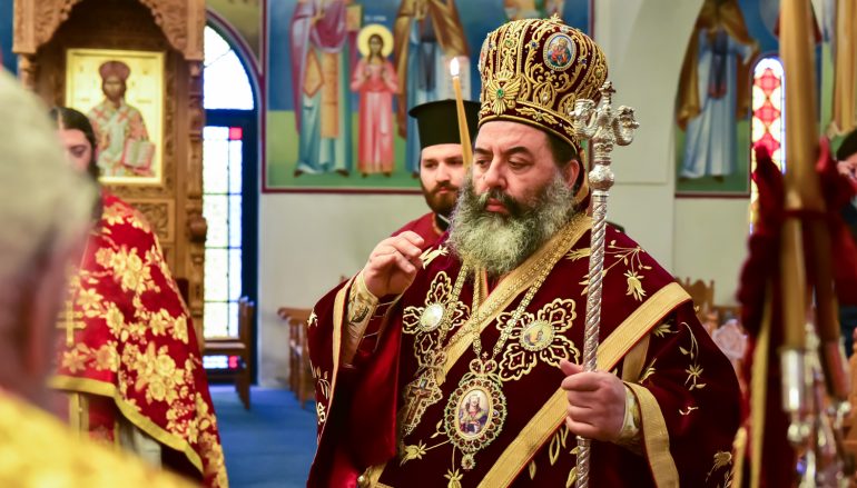 Η Θεία Λειτουργία της Μεγάλης Πέμπτης στην Ι. Μ. Λαγκαδά (ΦΩΤΟ)