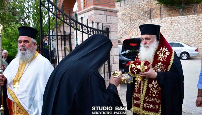 Εσπερινός Εγκαινίων Ναού των Αγ. Πορφύριου και Παΐσιου την Αργολίδα (ΦΩΤΟ)