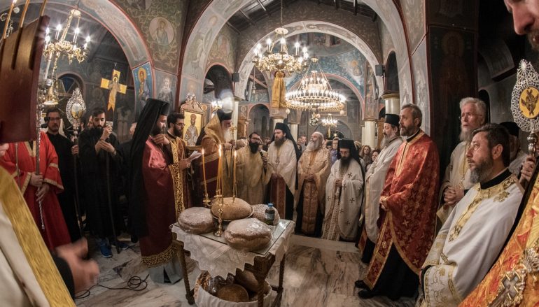 Η εορτή του Μεγαλομάρτυρος Γεωργίου στο παλαιό Ηράκλειο Αττικής (ΦΩΤΟ)