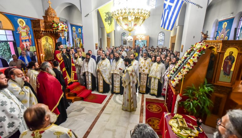 Αρχιερατικός Εσπερινός του Αγίου Ιωάννου του Θεολόγου στο Λαγκαδά (ΦΩΤΟ)
