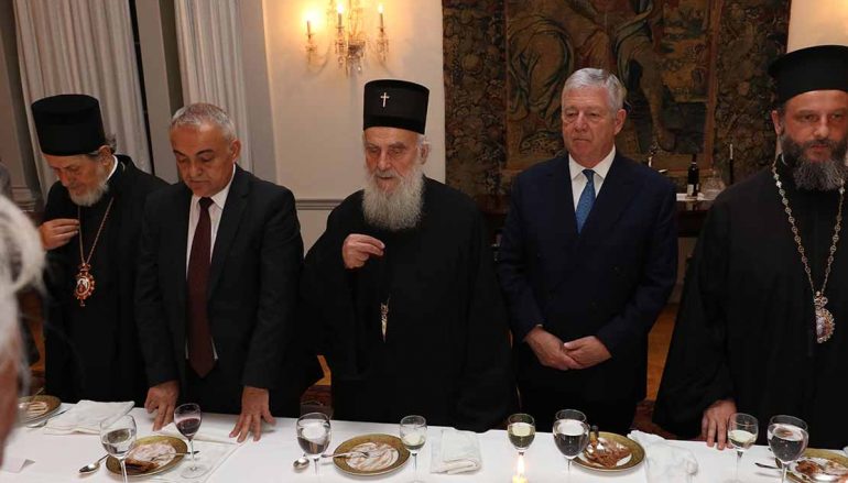 Δείπνο στην Ιερά Σύνοδο του Πατριαρχείου Σερβίας παρέθεσε ο Πρίγκιπας Αλέξανδρος