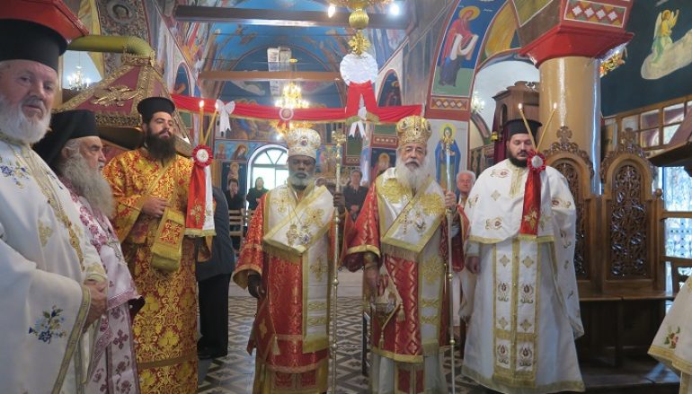 Δισαρχιερατική Θ. Λειτουργία των Αγ. Τιμοθέου και Μαύρας στην Ι. Μ. Φθιώτιδος