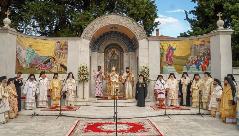 Πατριαρχικός Διορθόδοξος Εσπερινός στο Βήμα του Απ. Παύλου στη Βέροια (ΦΩΤΟ)